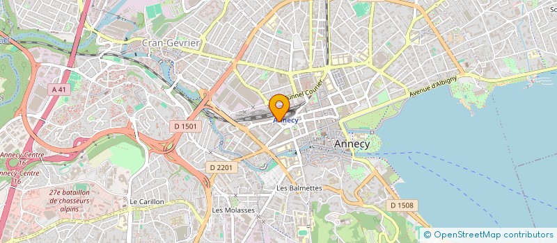 localisation de l'entreprise MONSIEUR OLIVIER VAQUERIE à ANNECY