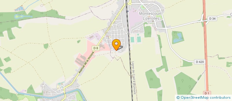 localisation de l'entreprise MONSIEUR OLIVIER VARANDAS à MONTESCOURT-LIZEROLLES