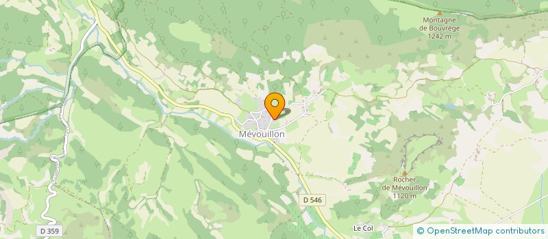 localisation de l'entreprise MONSIEUR OLIVIER VARENNE  MEVOUILLON