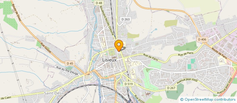 localisation de l'entreprise MONSIEUR OLIVIER VARIN à LISIEUX
