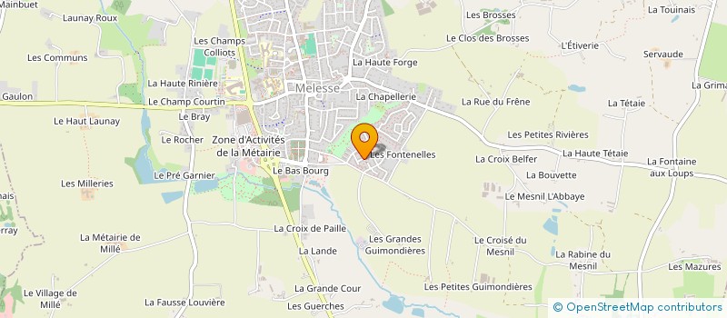 localisation de l'entreprise MONSIEUR OLIVIER VARQUET  MELESSE