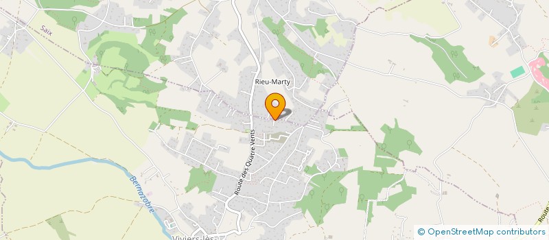 localisation de l'entreprise MONSIEUR OLIVIER VASQUEZ  VIVIERS-LES-MONTAGNES