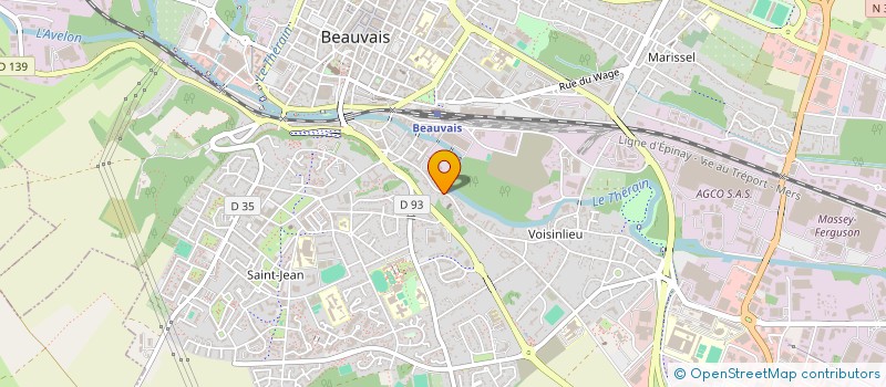 localisation de l'entreprise MONSIEUR OLIVIER VASSEUR  HONDAINVILLE