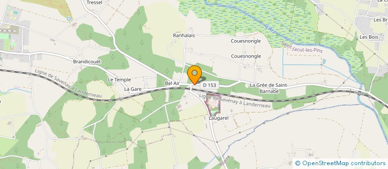 localisation de l'entreprise MONSIEUR OLIVIER VASSORT  SAINT-JACUT-LES-PINS