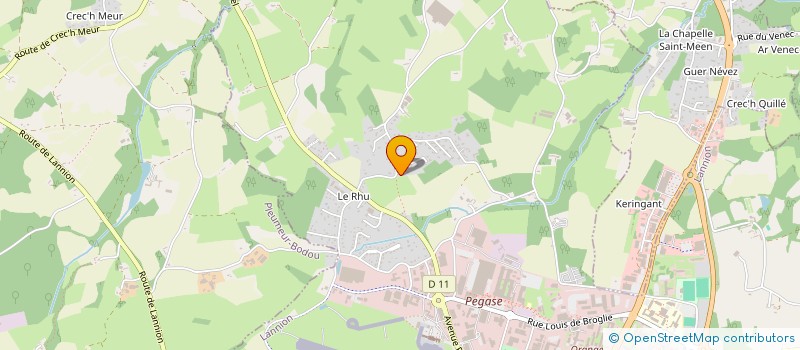 localisation de l'entreprise MONSIEUR OLIVIER VAUCLIN à LANNION