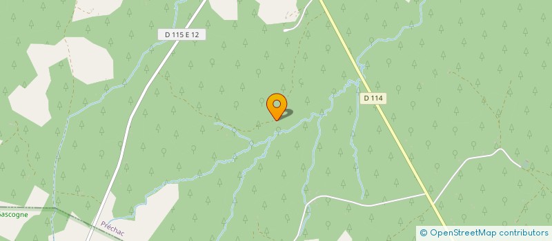 localisation de l'entreprise MONSIEUR OLIVIER VAUNOIS  PRECHAC