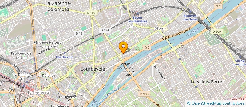 localisation de l'entreprise MONSIEUR OLIVIER VAUTEY à COURBEVOIE