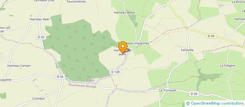 localisation de l'entreprise MONSIEUR OLIVIER VAUTIER  LE VAST