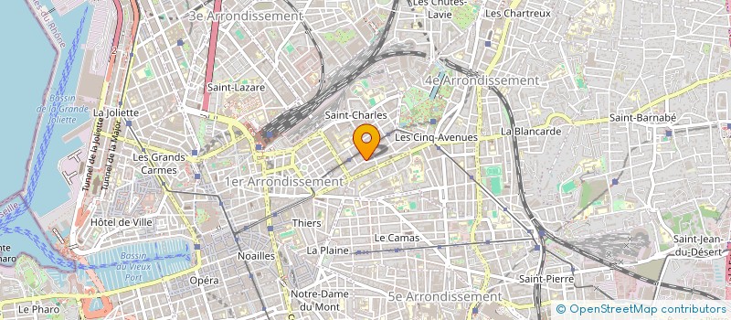 localisation de l'entreprise MONSIEUR OLIVIER VAZART  MARSEILLE