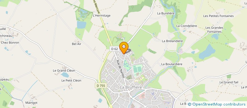 localisation de l'entreprise MONSIEUR OLIVIER VENDE à LA BRUFFIERE