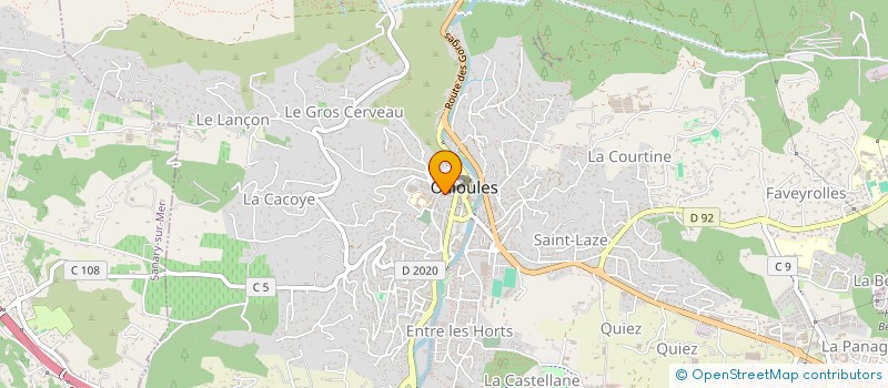 localisation de l'entreprise MONSIEUR OLIVIER VENEL  OLLIOULES