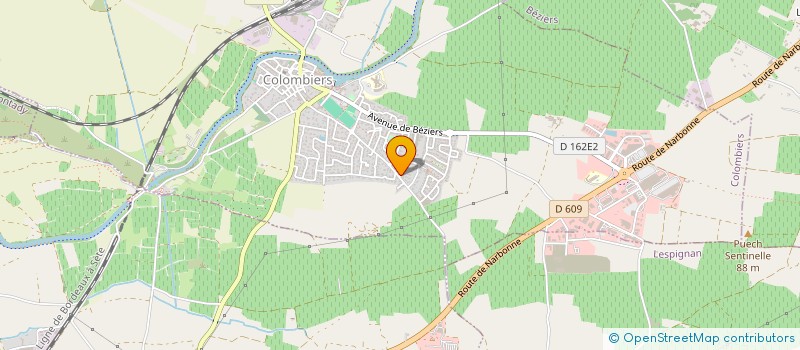 localisation de l'entreprise MONSIEUR OLIVIER VENTURA à COLOMBIERS