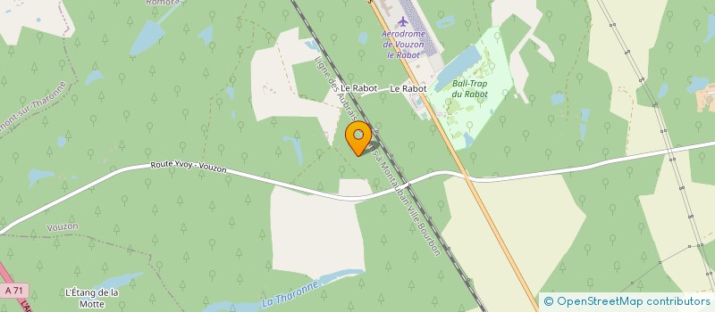 localisation de l'entreprise MONSIEUR OLIVIER VENTURA  VOUZON