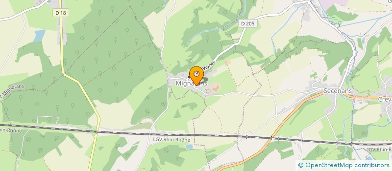 localisation de l'entreprise MONSIEUR OLIVIER VERA  SENARGENT-MIGNAFANS