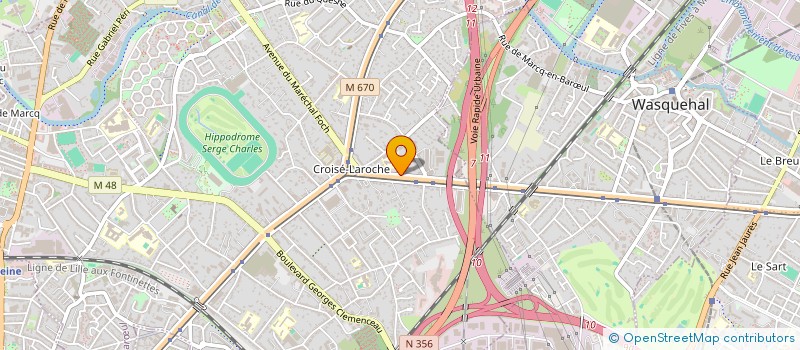 localisation de l'entreprise MONSIEUR OLIVIER VERDONCK à MARCQ EN BAROEUL