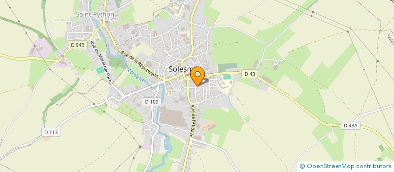 localisation de l'entreprise MONSIEUR OLIVIER VERDOY à SOLESMES