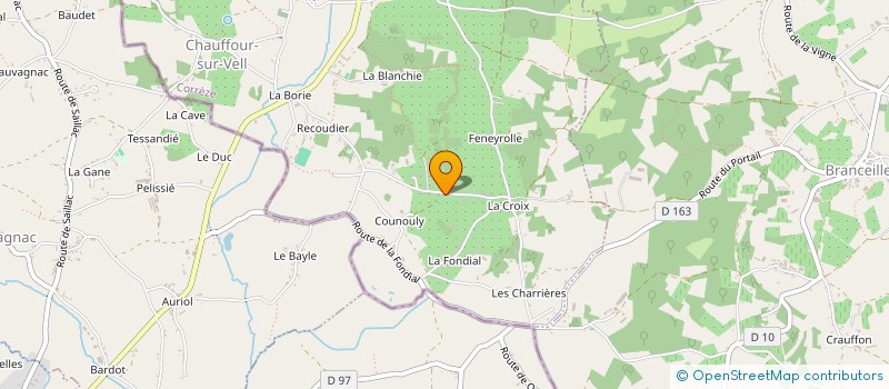 localisation de l'entreprise MONSIEUR OLIVIER VERGNE à CHAUFFOUR-SUR-VELL