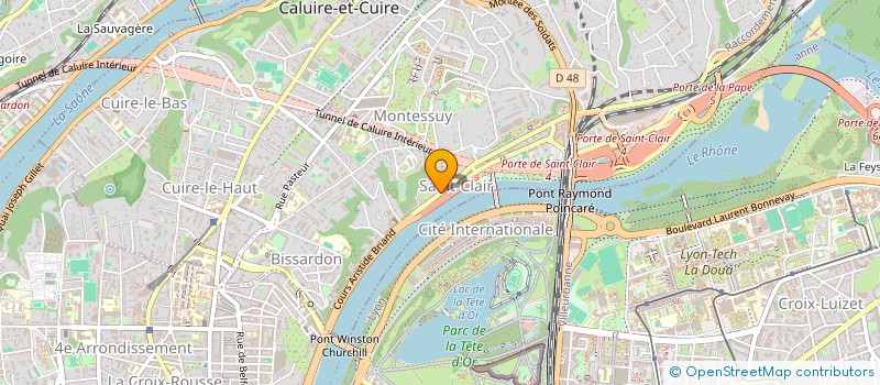 localisation de l'entreprise MONSIEUR OLIVIER VERHILLE  CALUIRE-ET-CUIRE