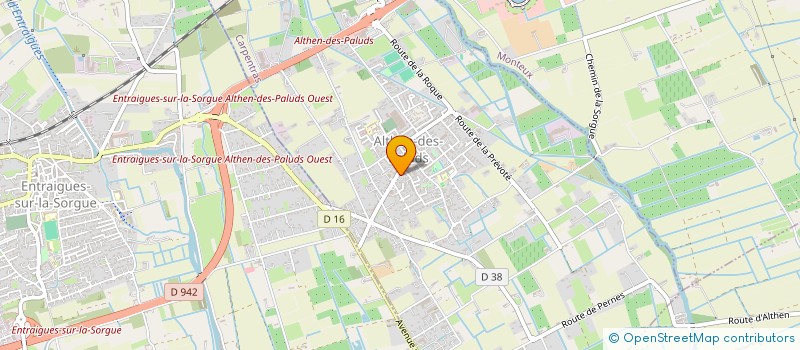 localisation de l'entreprise MONSIEUR OLIVIER VERNHES  ALTHEN-DES-PALUDS