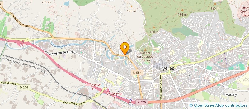 localisation de l'entreprise MONSIEUR OLIVIER VERNOUX  HYERES