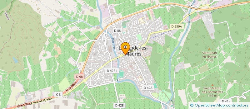 localisation de l'entreprise MONSIEUR OLIVIER VERVYNCK  LA LONDE-LES-MAURES