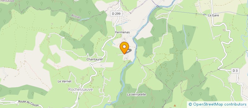 localisation de l'entreprise MONSIEUR OLIVIER VIDAL  ROCHESSAUVE