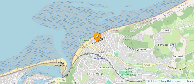 localisation de l'entreprise MONSIEUR OLIVIER VIELLET  HOULGATE