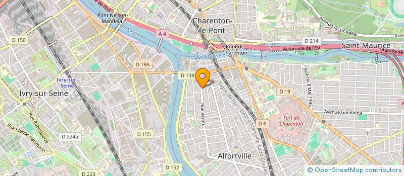 localisation de l'entreprise MONSIEUR OLIVIER VIGERIE à ALFORTVILLE