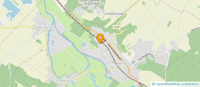 localisation de l'entreprise MONSIEUR OLIVIER VIGNES  MENILLES