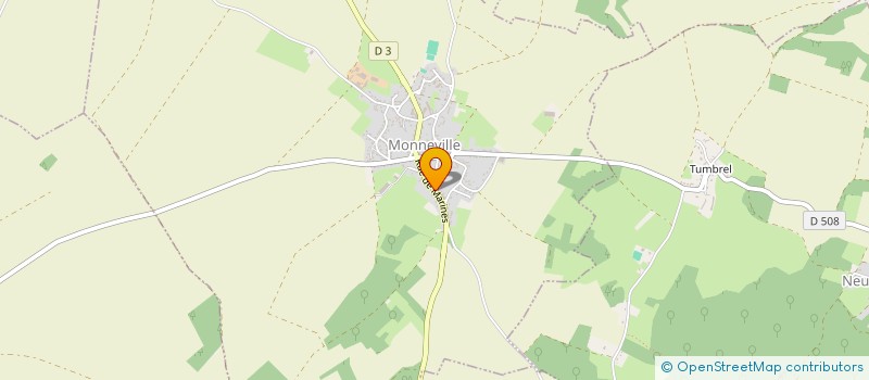 localisation de l'entreprise MONSIEUR OLIVIER VILCOQ  MONNEVILLE