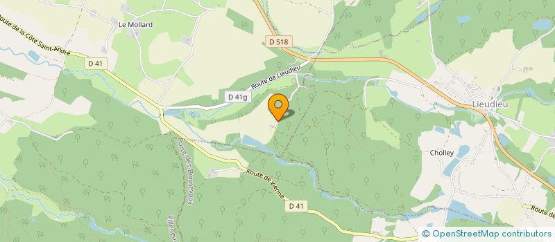 localisation de l'entreprise MONSIEUR OLIVIER VILLARD  VILLENEUVE-DE-MARC