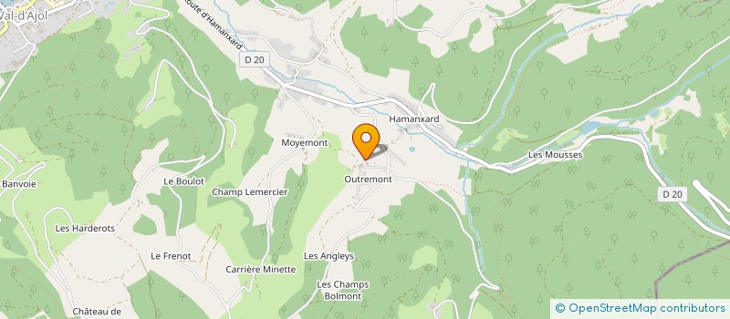 localisation de l'entreprise MONSIEUR OLIVIER VINCENT à LE VAL-D'AJOL