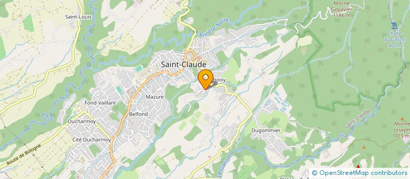 localisation de l'entreprise MONSIEUR OLIVIER VINCENT à SAINT-CLAUDE