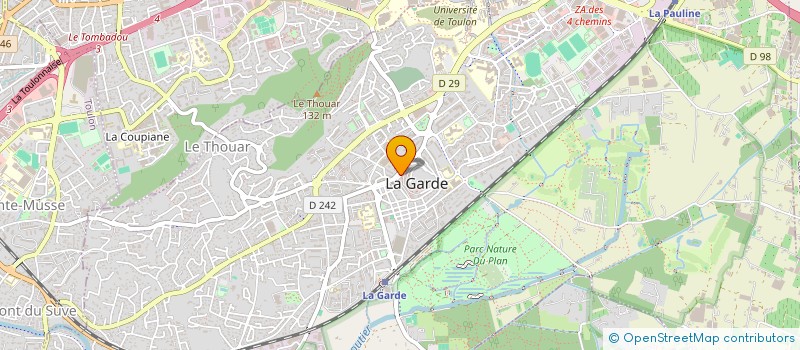 localisation de l'entreprise MONSIEUR OLIVIER VINE  LA GARDE