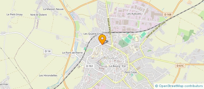 localisation de l'entreprise MONSIEUR OLIVIER VION à LOUDUN