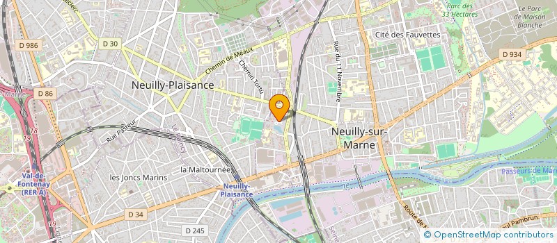 localisation de l'entreprise MONSIEUR OLIVIER VIRASSAMY à NEUILLY-SUR-MARNE