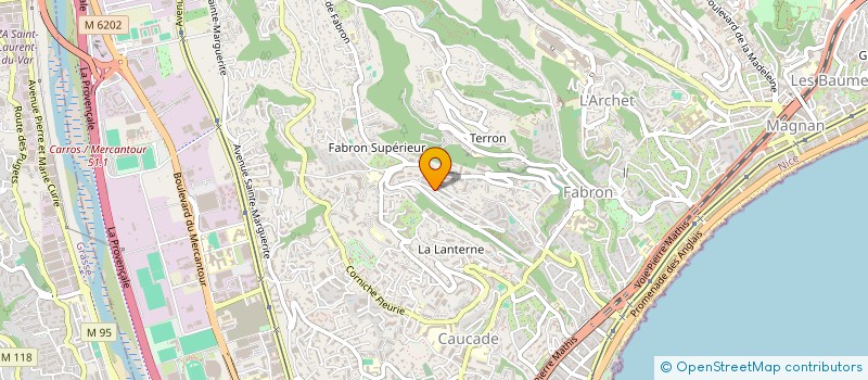 localisation de l'entreprise MONSIEUR OLIVIER VITALE à NICE