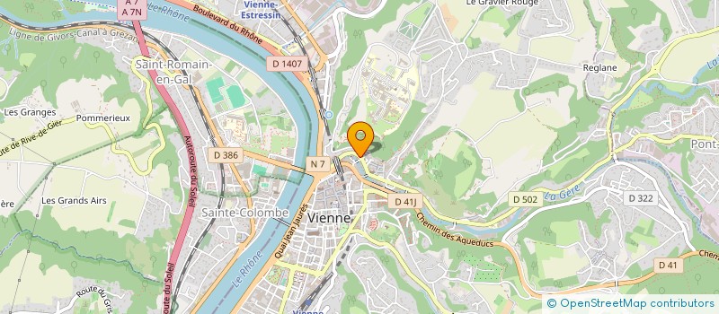 localisation de l'entreprise MONSIEUR OLIVIER VIVANT  VIENNE