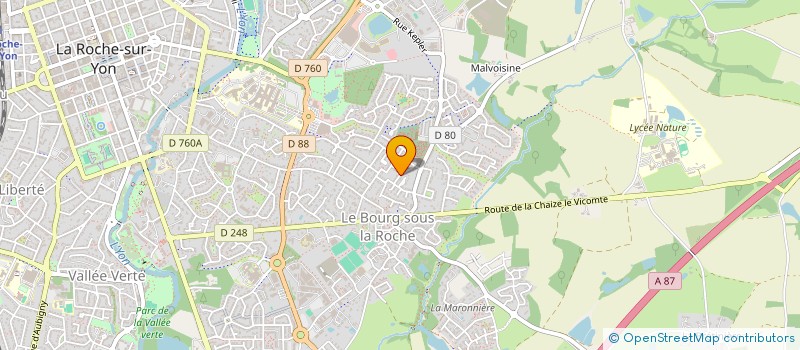 localisation de l'entreprise MONSIEUR OLIVIER VOET à ROCHE SUR YON (LA)