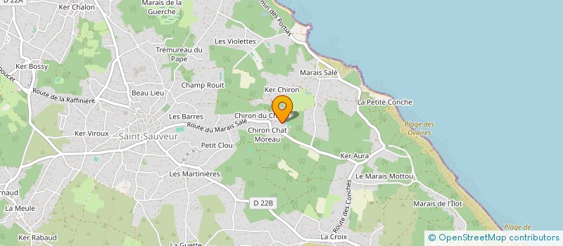 localisation de l'entreprise MONSIEUR OLIVIER VOISIN à L'ILE-D'YEU