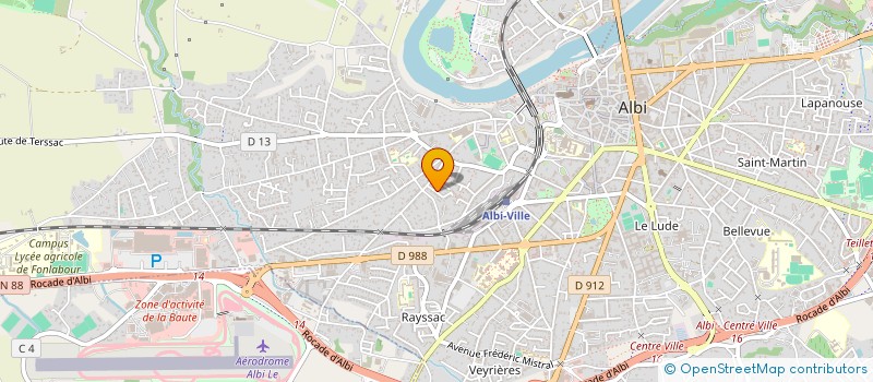 localisation de l'entreprise MONSIEUR OLIVIER VOIZEUX à ALBI