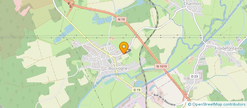 localisation de l'entreprise MONSIEUR OLIVIER VORGER  BOUROGNE