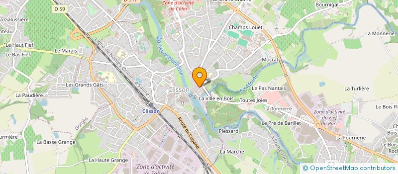 localisation de l'entreprise MONSIEUR OLIVIER VOUKTCHEVITCH à CLISSON
