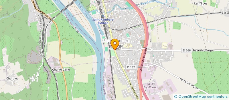 localisation de l'entreprise MONSIEUR OLIVIER VOULOUZAN  SAINT-RAMBERT-D'ALBON