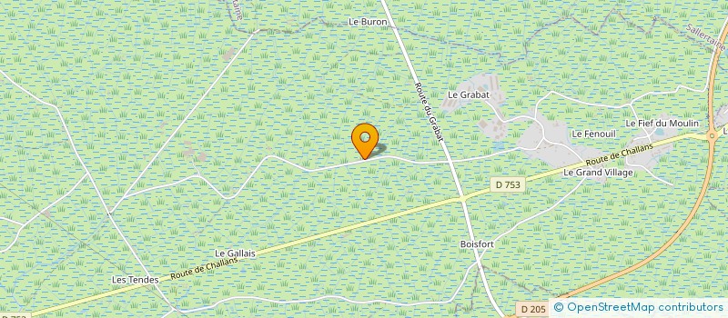 localisation de l'entreprise MONSIEUR OLIVIER VRIGNAUD  LE PERRIER