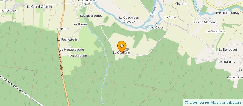 localisation de l'entreprise MONSIEUR OLIVIER VRIGNAUD  SAINT-QUENTIN-SUR-INDROIS