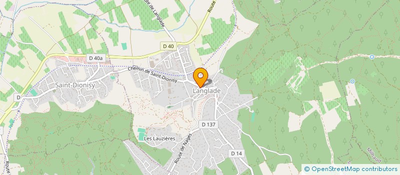 localisation de l'entreprise MONSIEUR OLIVIER WAERTS  LANGLADE