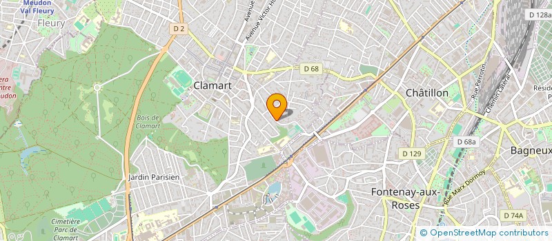 localisation de l'entreprise MONSIEUR OLIVIER WAISBLAT à CLAMART
