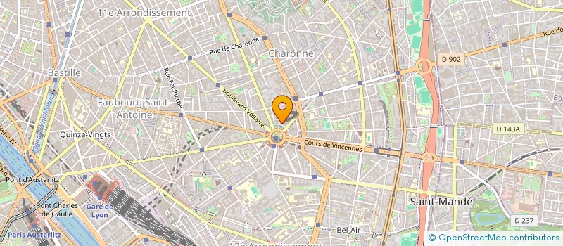 localisation de l'entreprise MONSIEUR OLIVIER WANG  PARIS