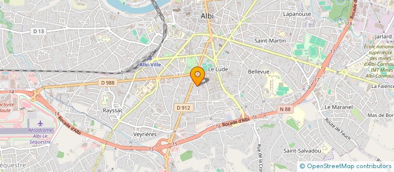 localisation de l'entreprise MONSIEUR OLIVIER WARGNIER à ALBI